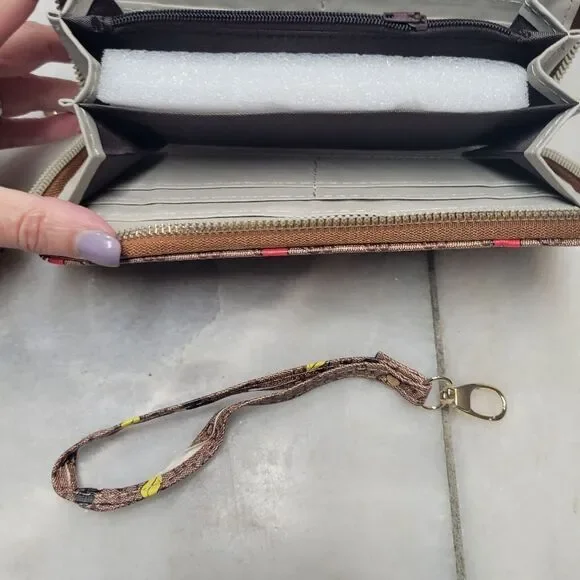 Ladies Long Wallet Disney Mickey Mouse Purse Faux Leather Zipper Rectang… - Picture 10 of 10